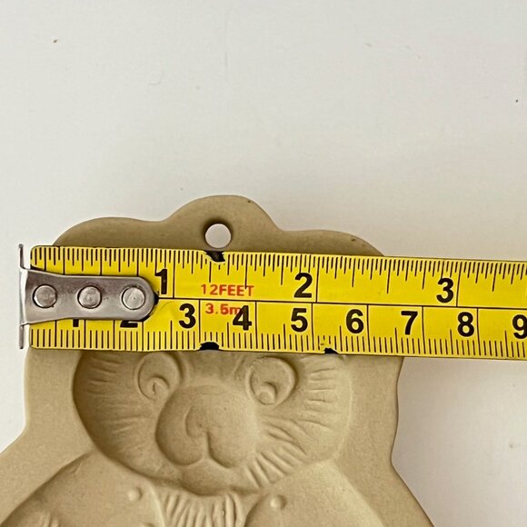 Vintage Brown Bag Stoneware Cookie Mold Collection: Teddy Bear, Circa 1984 - Picture 10 of 11